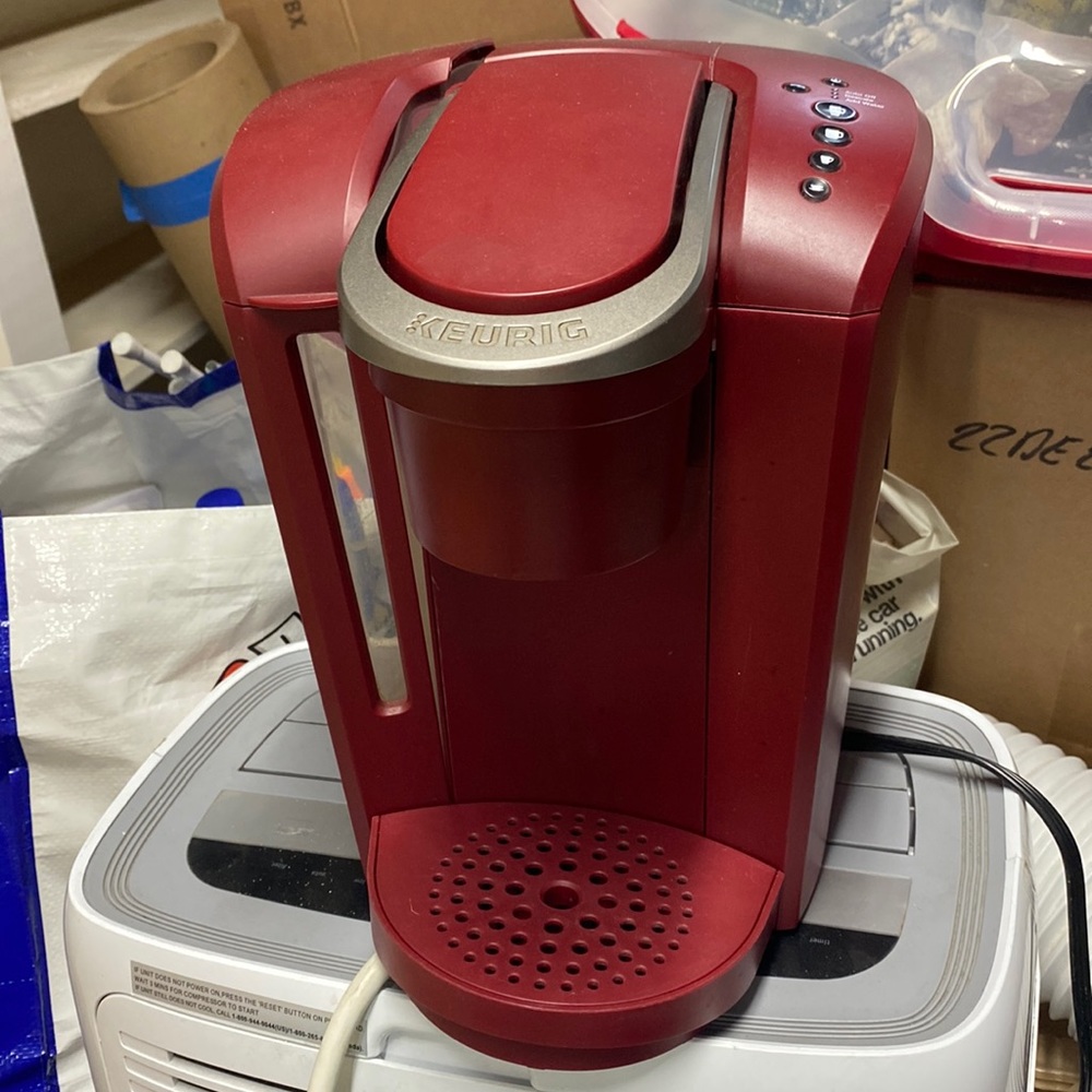 Vintage red keurig k-select coffee maker